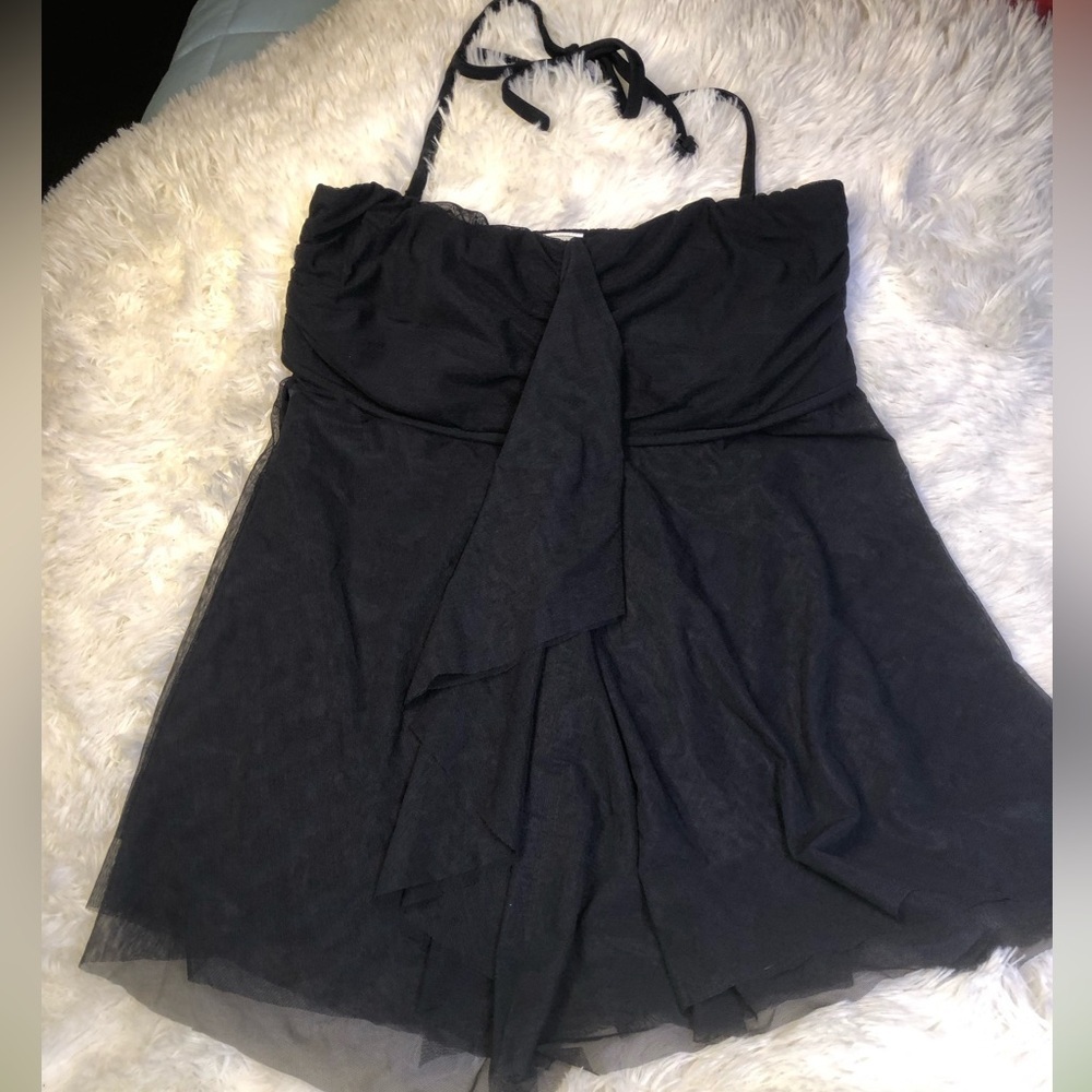 VENUS. Classic Bandeau Tankini - Black Beauty NWOT 12 - Picture 6 of 16